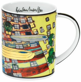 Mug magique (777) "Song of the Whales", porcelaine