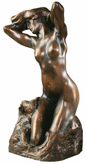 Sculpture "Baigneuse" (1880), version en bronze collé