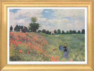 Tableau "Les coquelicots à Argenteuil" (1873), encadré